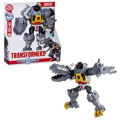 Transformers CYBERWORLD Grimlock Chomp & Battle