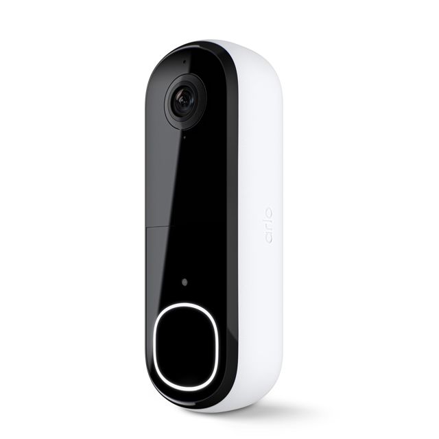Arlo Smart Wi-Fi Video Doorbell (2nd Gen), Wired/Battery, 2K (White)