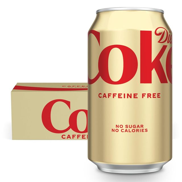 Diet Coke Caffeine-Free Soda, 12 fl oz cans, 12 Pack