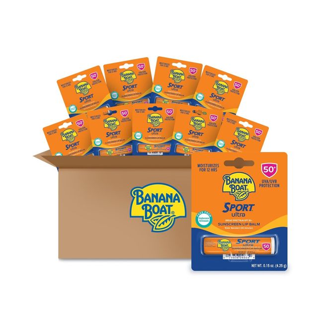 Banana Boat Sport Lip Sunscreen SPF 50, 0.15 Oz