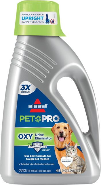 Bissell Pet Pro Oxy Urine Eliminator Upright Deep Cleaning Solution, 48 oz