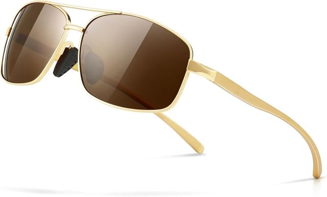 SUNGAIT Ultra Lightweight Polarized Sunglasses (Men, UV400)