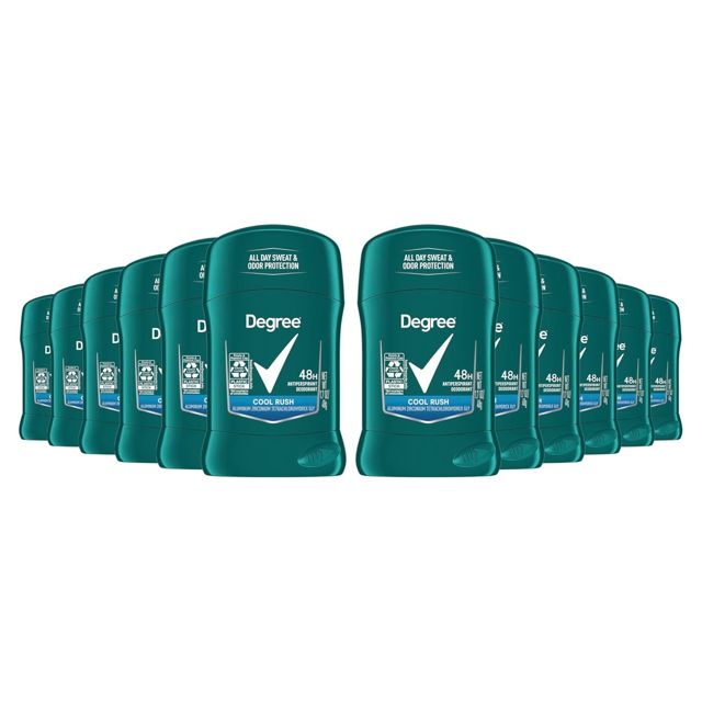 Degree Men Protection Antiperspirant Deodorant Cool Rush, 1.7 oz, 12 count