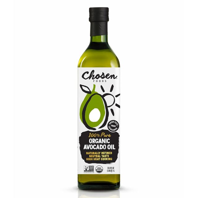 Chosen Foods Organic Avocado Oil for Cooking, 33.8 Fl Oz (Pack Of 1)