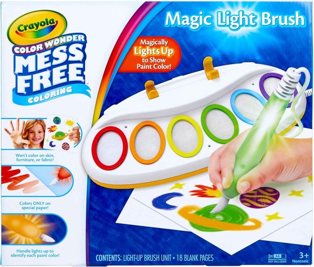 Crayola Color Wonder Magic Light Brush mess-free painting set