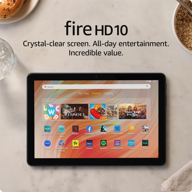 Amazon Fire HD 10 Tablet, 10.1" Full HD (newest model)