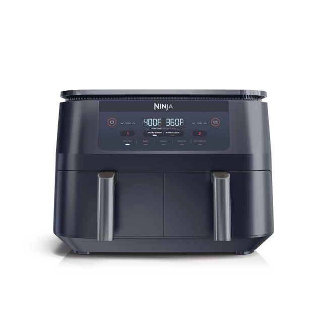 Ninja Foodi 6-qt 2-Basket DualZone Air Fryer DZ090 (Gray)