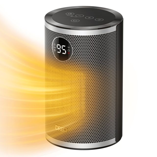 DREO 1500W Portable Space Heater with Thermostat & 12H Timer